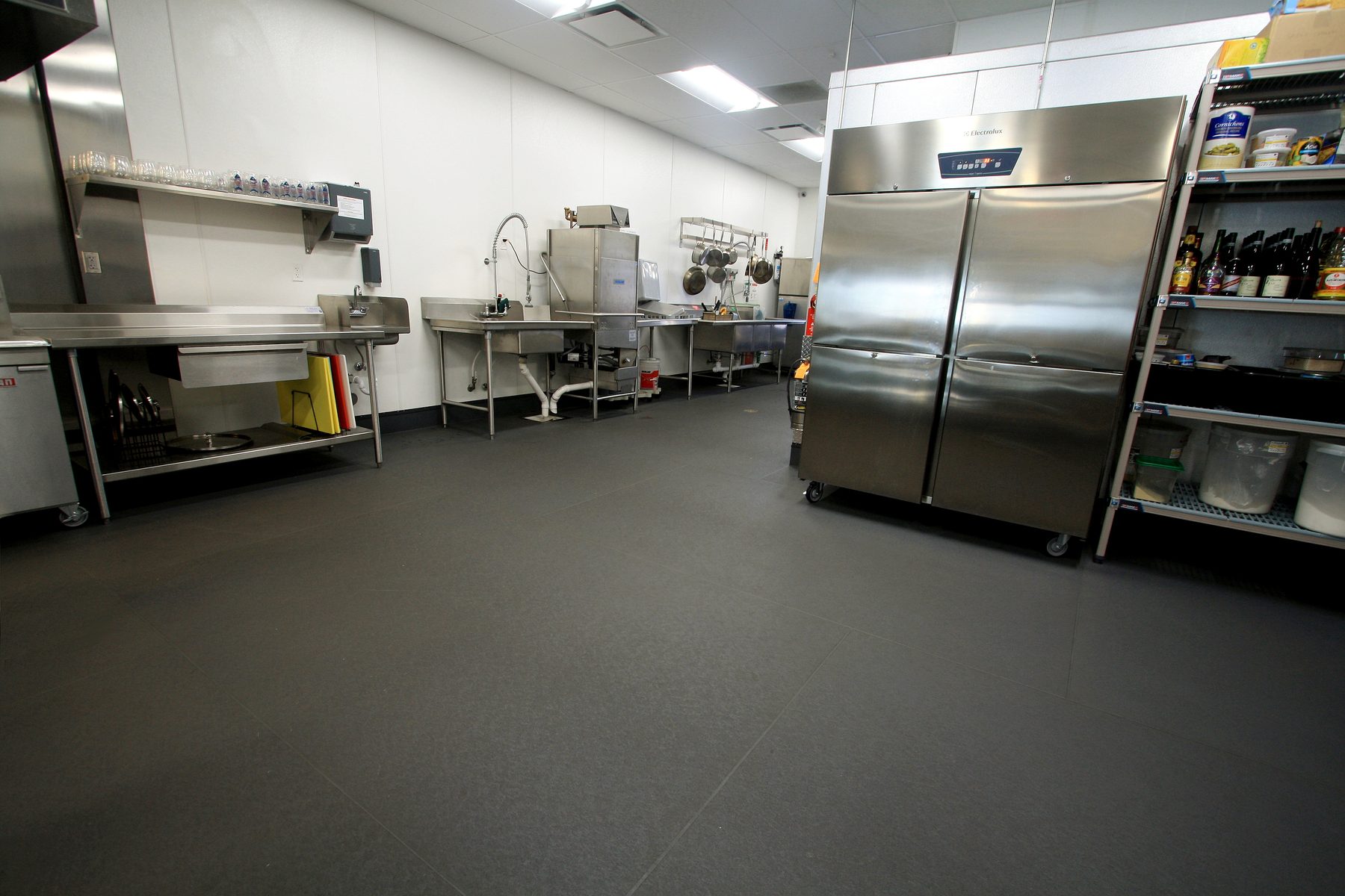 Completed Eco-Grip installation in a commercial kitchen